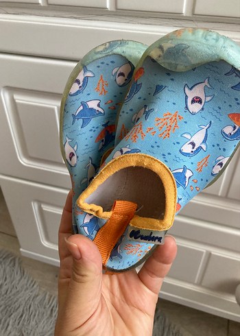 Mavi Deniz Temalı Erkek Çocuk Terliği - Görsel 7