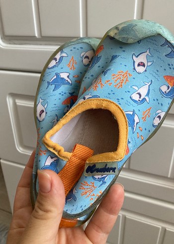 Mavi Deniz Temalı Erkek Çocuk Terliği - Görsel 8