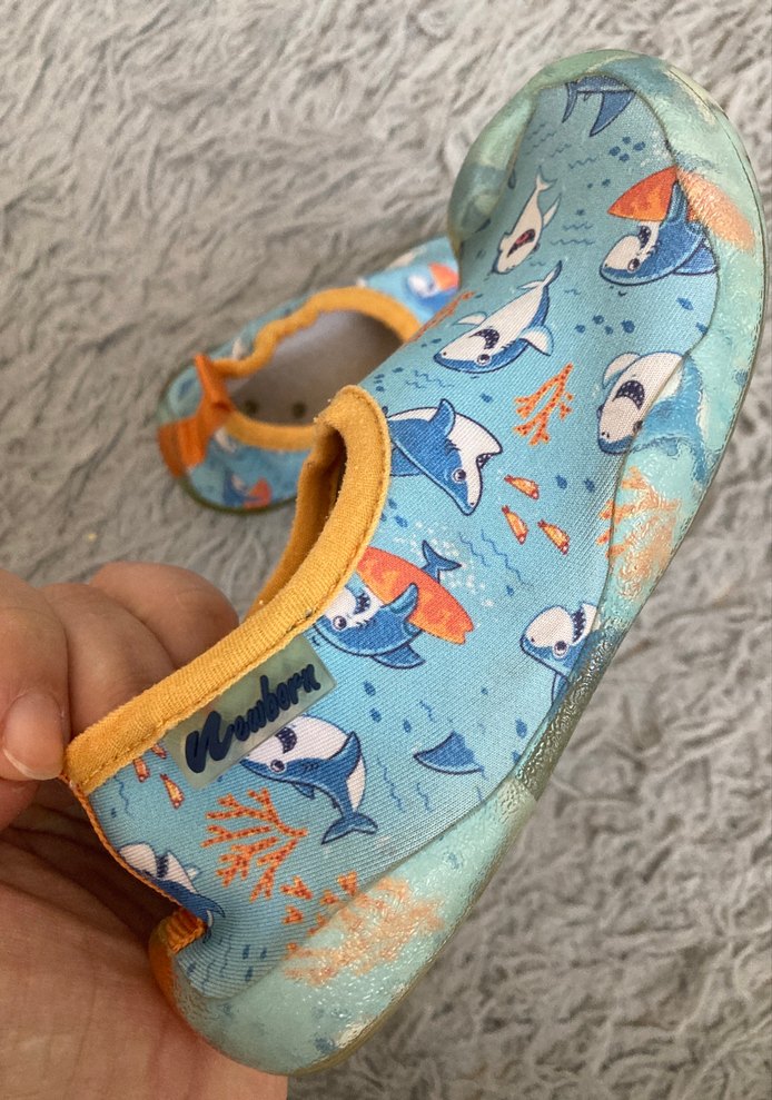 Mavi Deniz Temalı Erkek Çocuk Terliği - Görsel 4