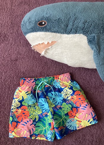 Penti 5-6 yaş Renkli Desenli deniz şortu - Görsel 7