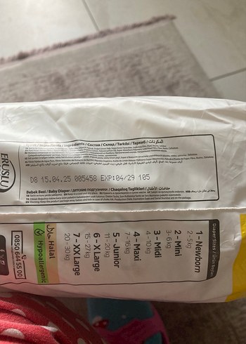 Sleepy Junior Bebek Bezi 5 Numara 100'lü - Görsel 7