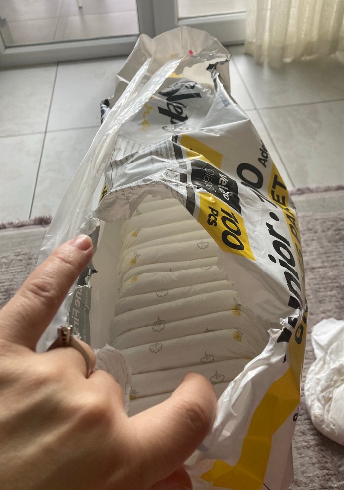 Sleepy Junior Bebek Bezi 5 Numara 100'lü - Görsel 5