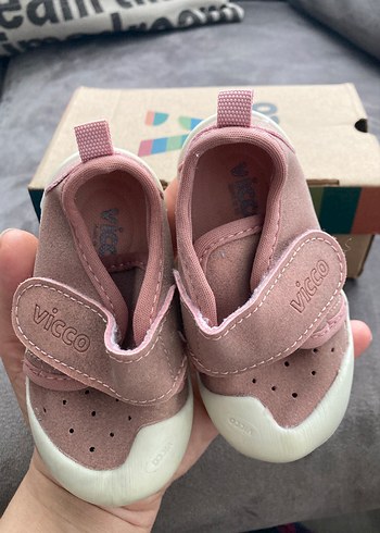 Kız Çocukları İçin İlk Adım Ayakkabısı Velcro - Görsel 11