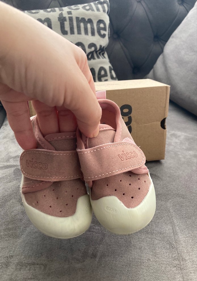 Kız Çocukları İçin İlk Adım Ayakkabısı Velcro - Görsel 3