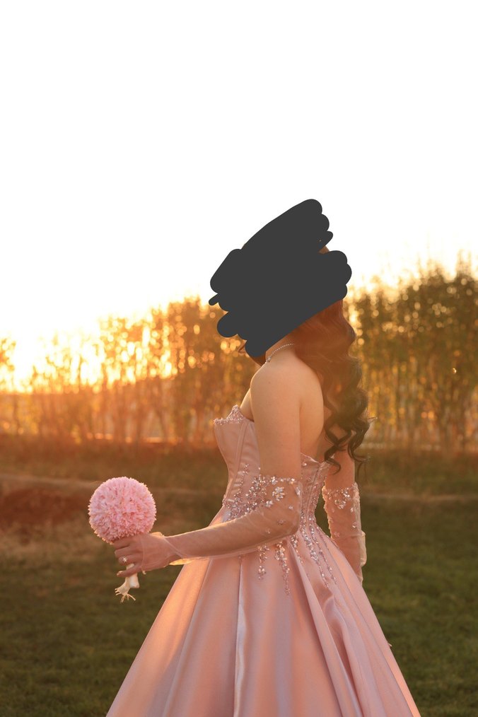 Pembe Nişan Elbisesi — görsel 2/3