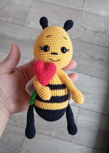 Renkli Sarı Arı Peluş Oyuncak - Görsel 2