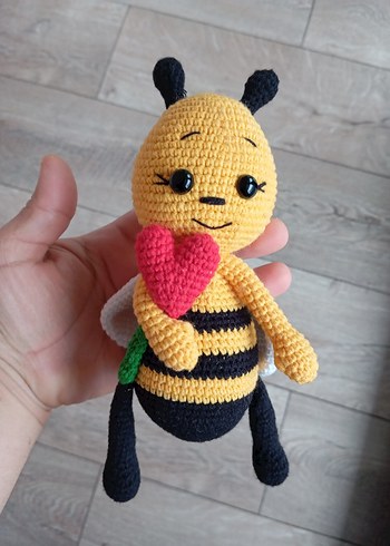 Renkli Sarı Arı Peluş Oyuncak - Görsel 3