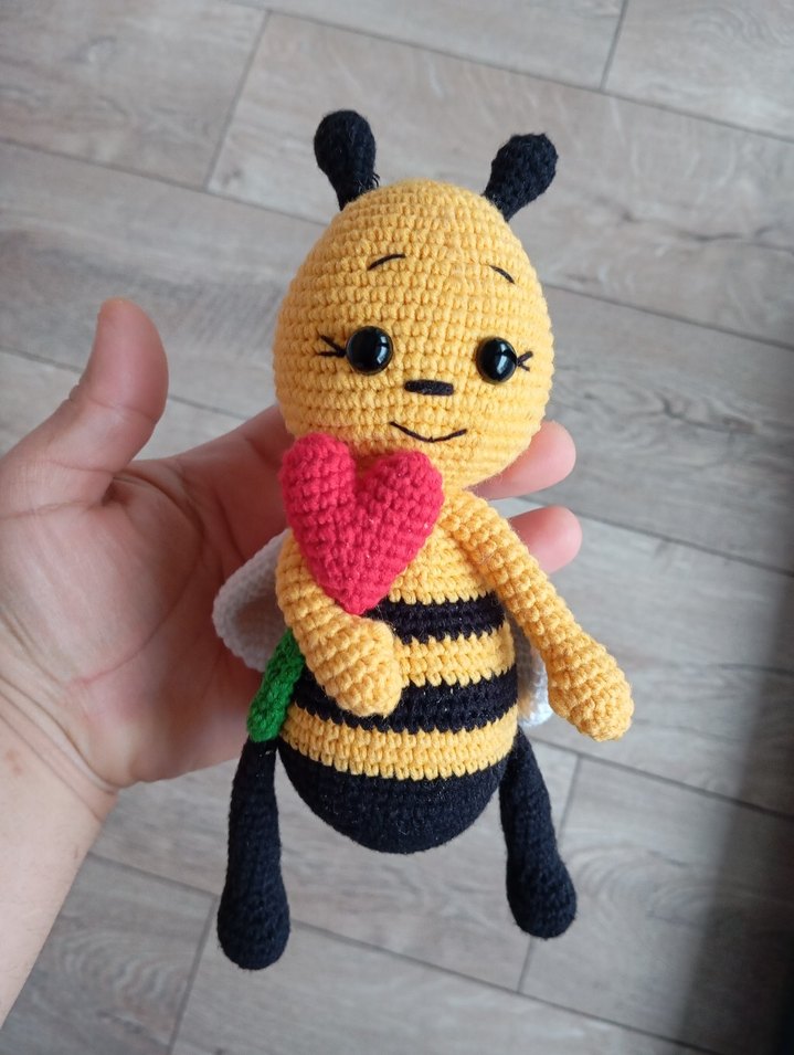 Renkli Sarı Arı Peluş Oyuncak - Görsel 3