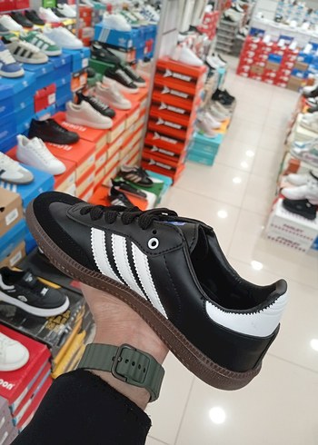 Siyah Beyaz Adidas Samba Sneakers - Görsel 6