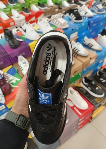 Siyah Beyaz Adidas Samba Sneakers - Görsel 4
