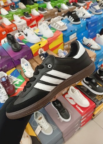 Siyah Beyaz Adidas Samba Sneakers - Görsel 3
