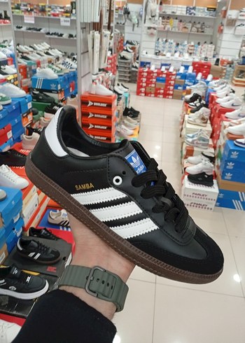 Siyah Adidas Samba Kadın Spor Ayakkabı - Görsel 6