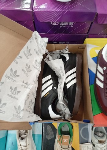 Siyah Adidas Samba Kadın Spor Ayakkabı - Görsel 9