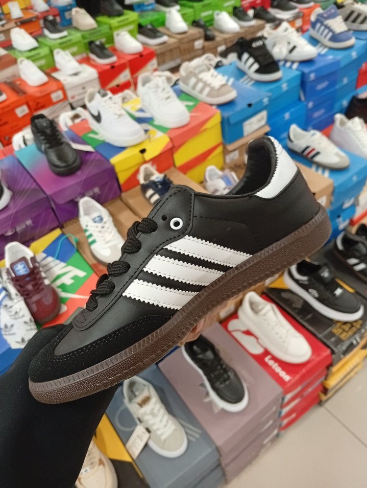 Siyah Adidas Samba Kadın Spor Ayakkabı - Görsel 3