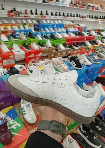 Beyaz Adidas Samba Kadın Spor Ayakkabı - Görsel 2