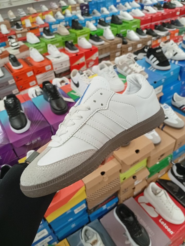 Beyaz Adidas Samba Kadın Spor Ayakkabı - Görsel 3