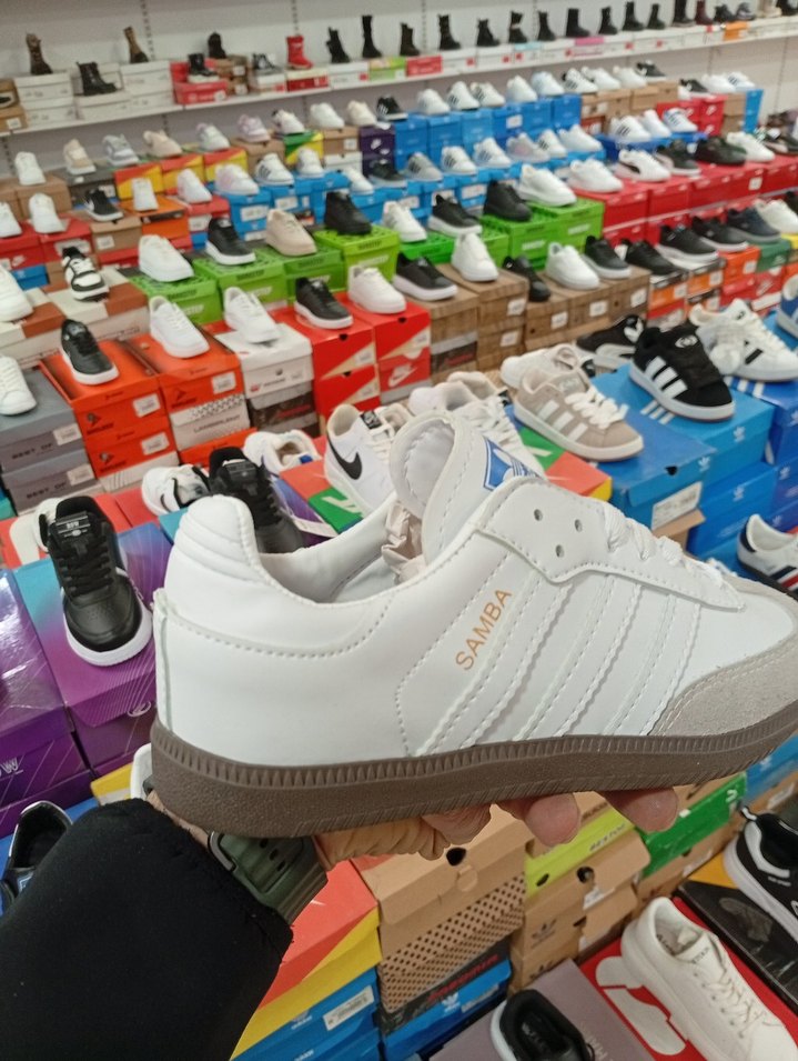 Beyaz Adidas Samba Kadın Spor Ayakkabı - Görsel 5