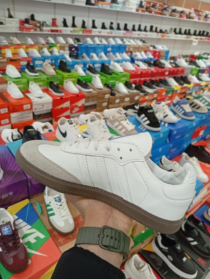 Beyaz Adidas Samba Kadın Spor Ayakkabı - Görsel 2