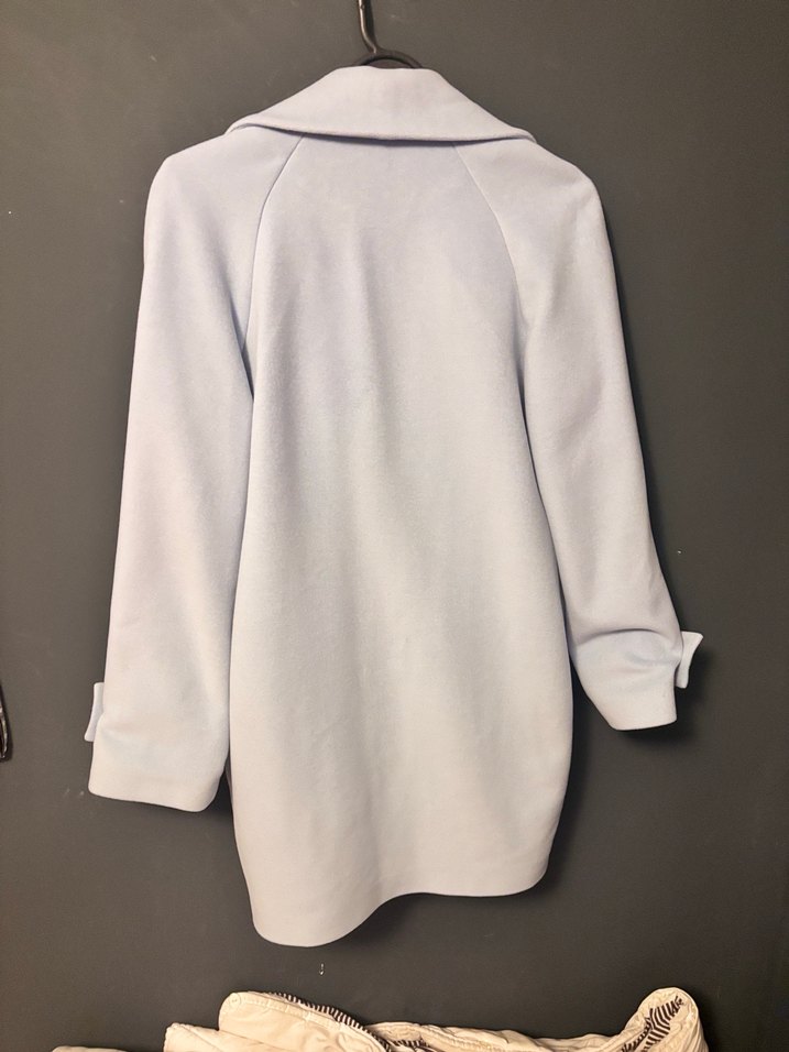 Kadın Açık Mavi Kaban - Görsel 3