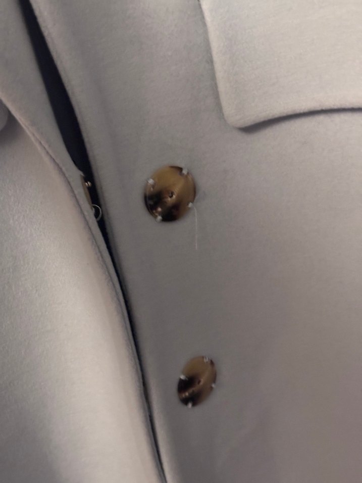 Kadın Açık Mavi Kaban - Görsel 5