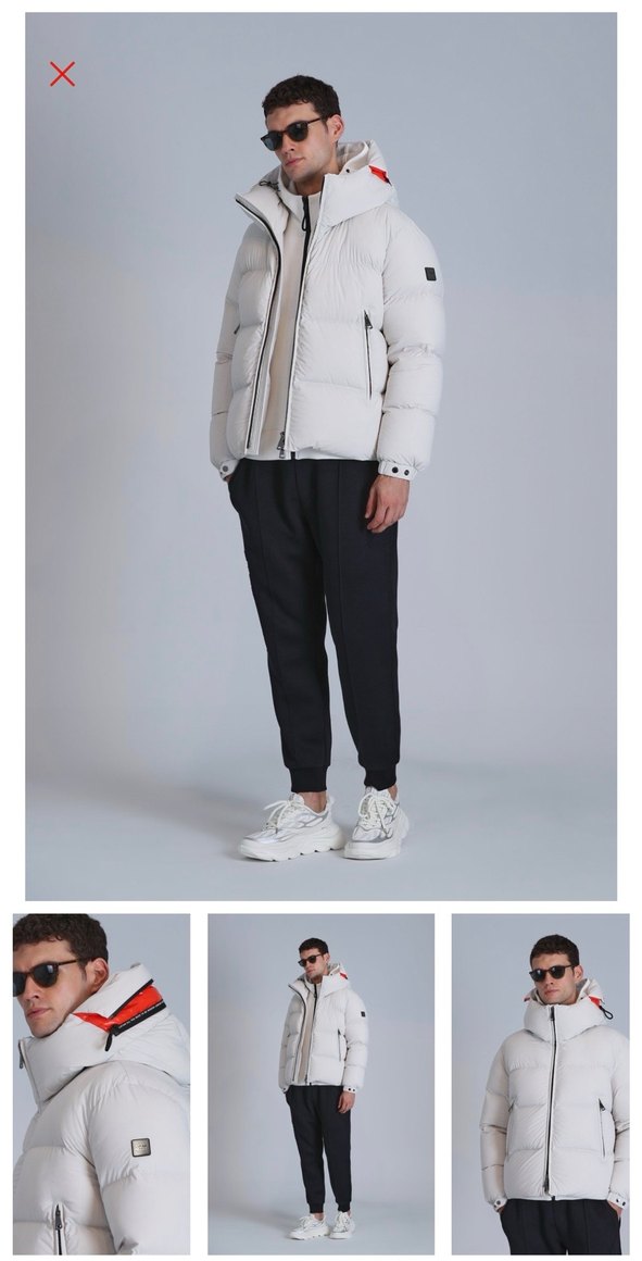 Lufıan jadon kaz tüyü mont 50 beden taş renk - Görsel 4