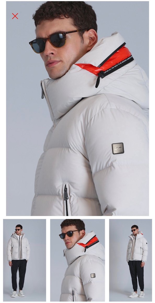 Lufıan jadon kaz tüyü mont 50 beden taş renk - Görsel 3