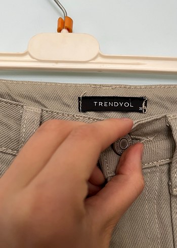32 Beden yeşil Renk Mint yeşil Kadın Midi Kot Pantolon