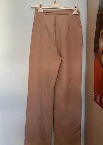Trendyol & Milla Bej Kadın Kumaş Pantolon Midi Boy