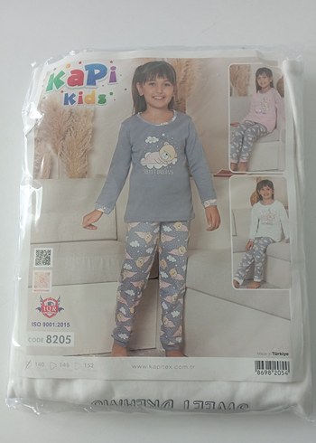 Kız Çocuk pijama takımı 11.12yaş