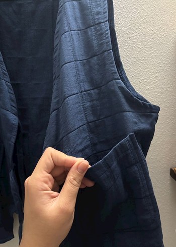 xl Beden lacivert Renk Sıfır kol yelek
