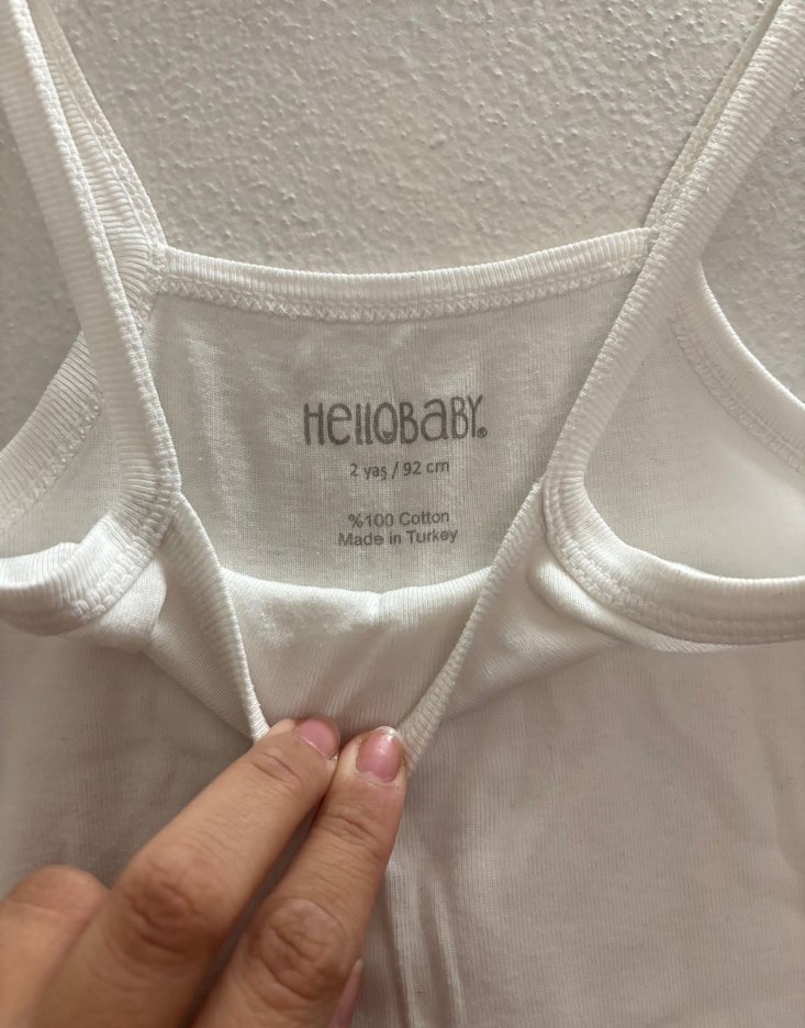 Hello Baby 2 yaş beyaz zıbın - Görsel 2