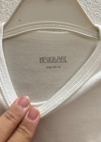 Hello Baby 3 ay 62 cm Beyaz Zıbın - Görsel 2