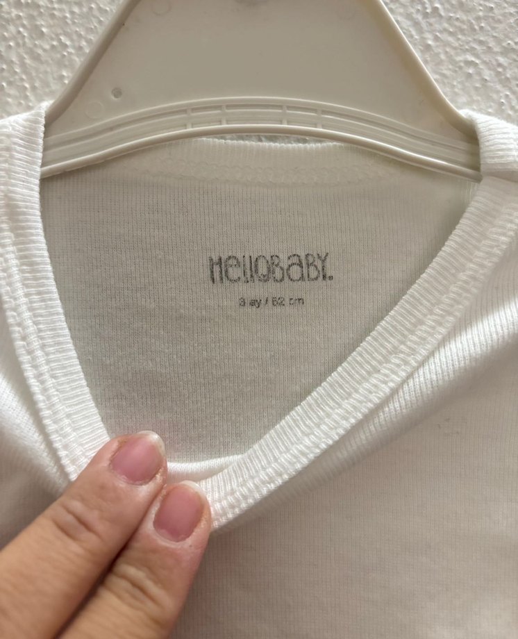 Hello Baby 3 ay 62 cm Beyaz Zıbın - Görsel 2