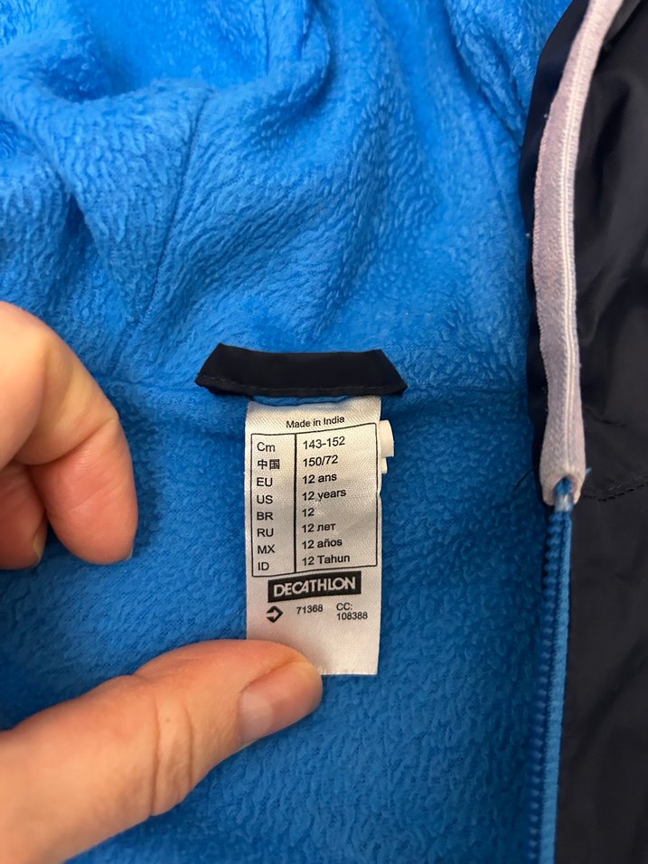 Erkek Çocuk Mavi Fermuarlı Mont - Görsel 2