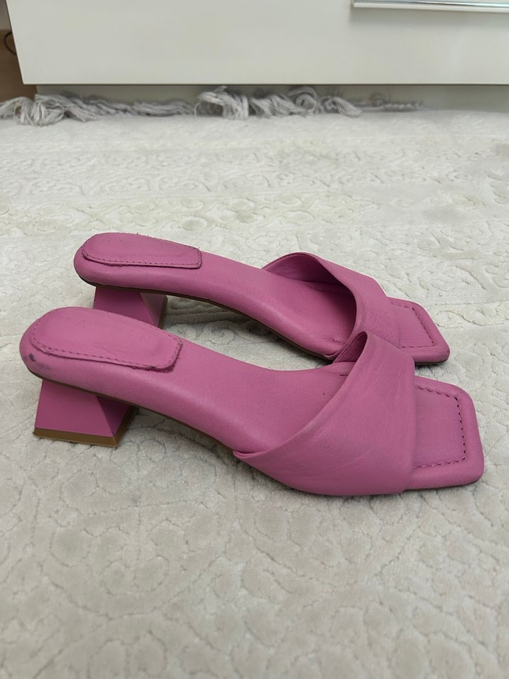 Kadın hakiki deri sandalet - Görsel 2