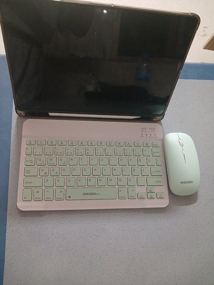 ONEZERO Pastel Su yeşili Klavye ve Mouse Seti - Görsel 3