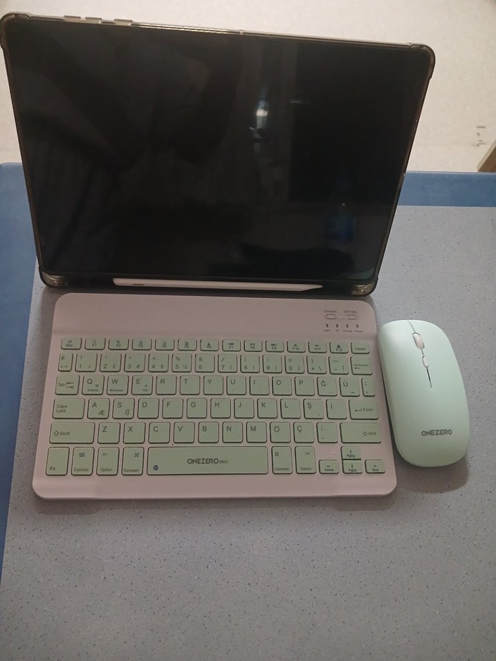 ONEZERO Pastel Su yeşili Klavye ve Mouse Seti - Görsel 2