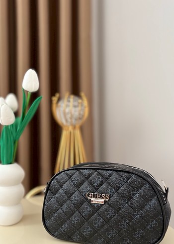 Siyah Çiçek Desenli Kadın Çapraz Çanta - Görsel 3