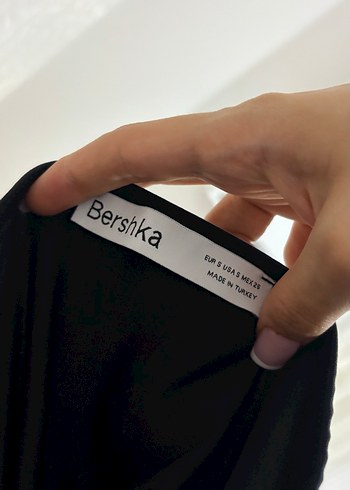 Siyah Uzun Kollu Mini Elbise - Görsel 7