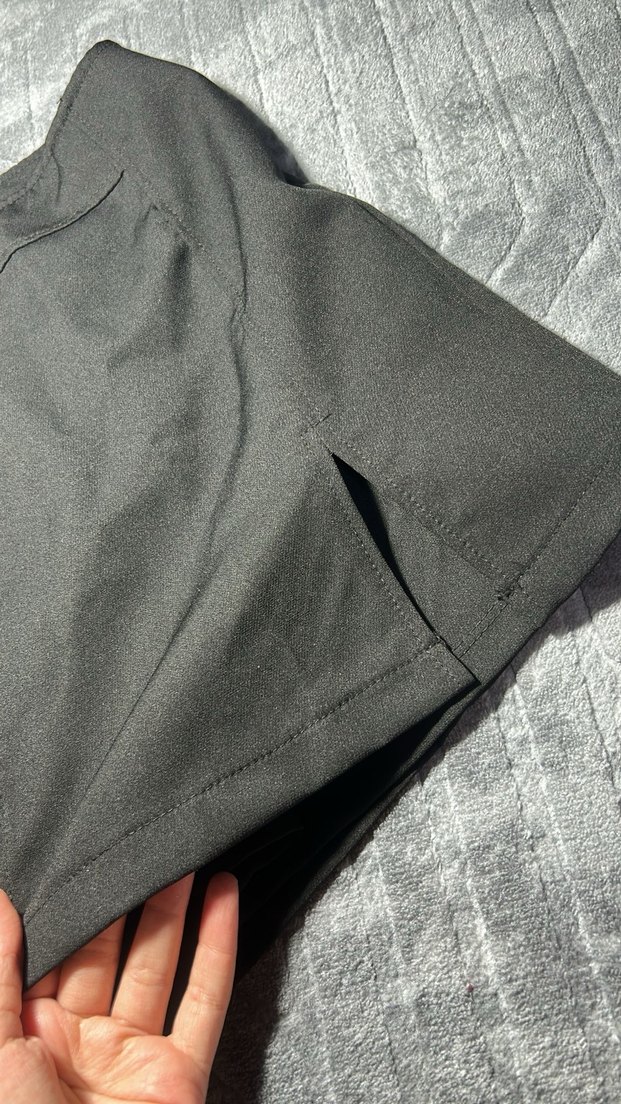 Siyah Pilili Mini Etek - Görsel 4