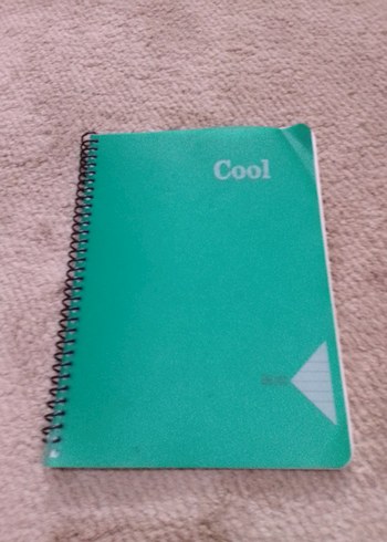 Turkuaz Spiralli Pastel Defter