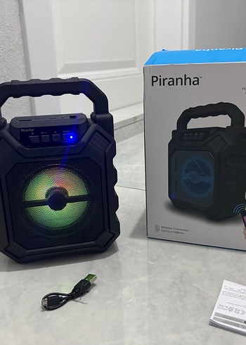 Piranha Siyah Bluetooth Hoparlör
