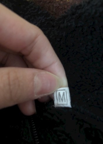 m Beden siyah Renk Siyah Beyaz fermuarlı Nike logolu Ceket