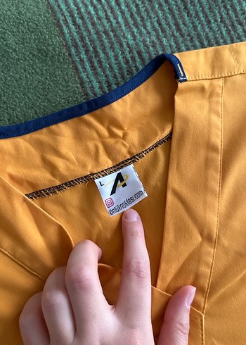 Hemşire üniforma üst pastel renk - Görsel 2