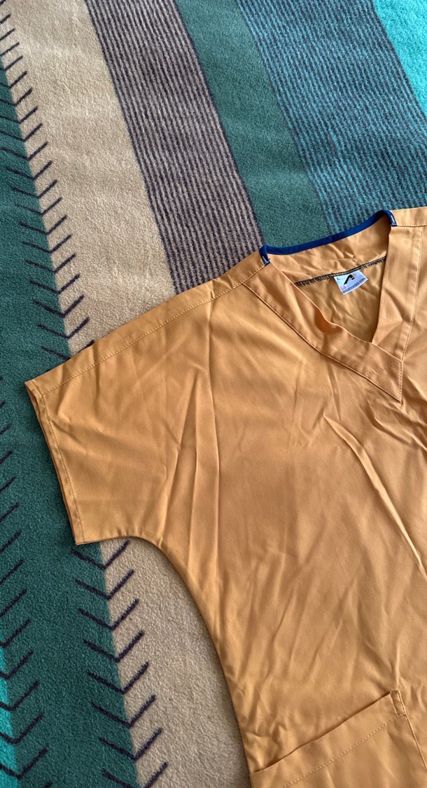 Hemşire üniforma üst pastel renk - Görsel 3