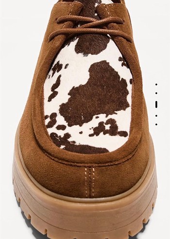 Kahverengi Süet Zebra Desenli Erkek Günlük Ayakkabı - Görsel 4