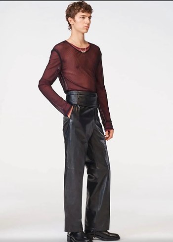 ZARA DERİ PANTOLON 32 BEDEN - Görsel 2