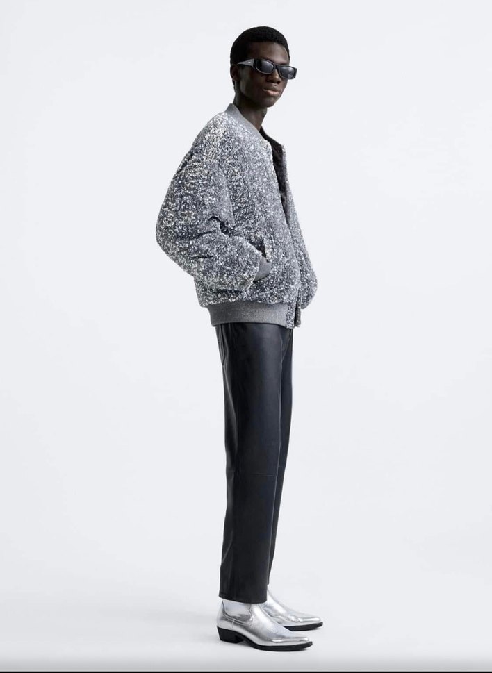 ZARA PAYETLİ CEKET M BEDEN - Görsel 4