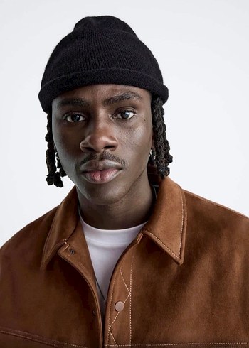 Erkek Kahverengi Süet Bol Kesim Ceket - Görsel 5