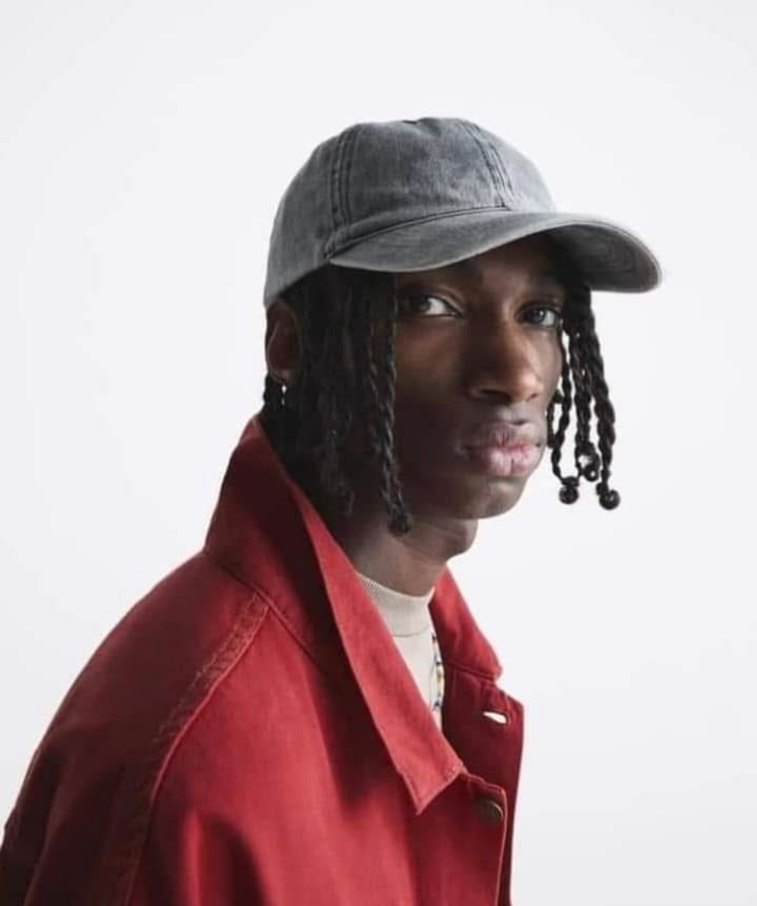 Kırmızı Oversize Denim Ceket zara - Görsel 5